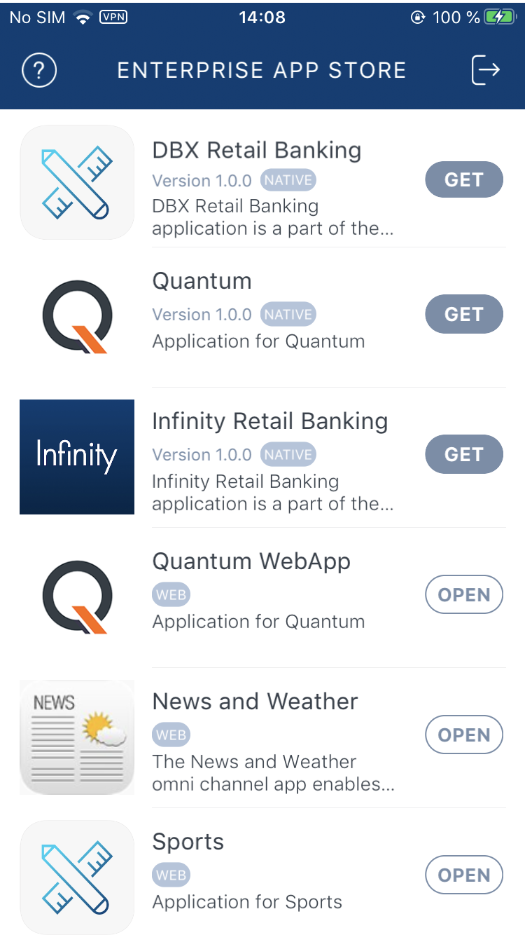 Quantum Enterprise App Store (EAS)