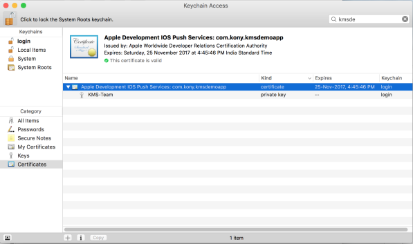 Generating an Apple Push Notification Service (APNS) Certificate